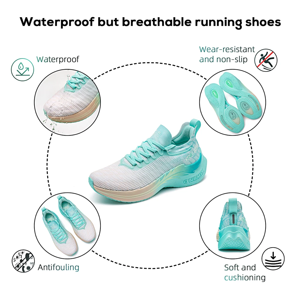 Top Trends: ONEMIX Professional Running Shoes For Men Breathable Athletic Training Sport Outdoor Waterproof Non-slip Original Sneakers Shoppable Styles