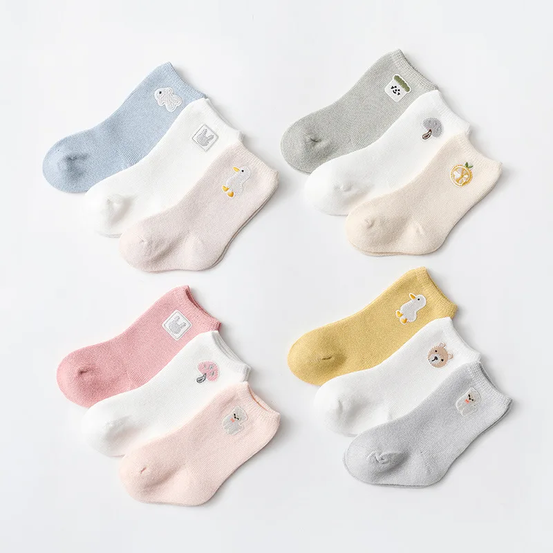 Top Trends: High Quality 3 Pairs / Pack Cartoon Cotton Girls Boys Socks Comfort Warm Cotton Kids Girl Baby Socks Child Boy Newborn Socks Shoppable Styles