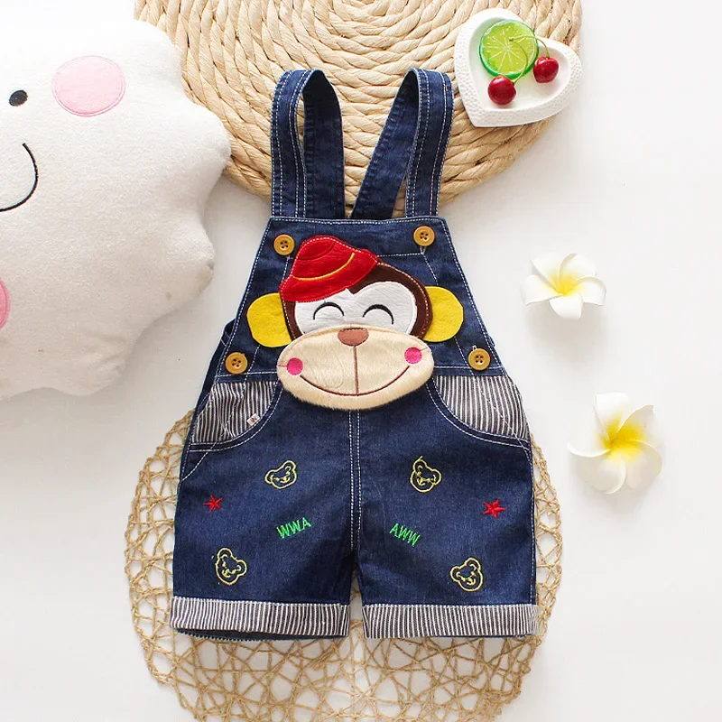 Top Trends: DIIMUU Summer 1-3Y Children Kids Baby Boys Denim Pants Infants Girls Short Overalls Clothing Kid Casual Cartoon Print Bottoms Shoppable Styles