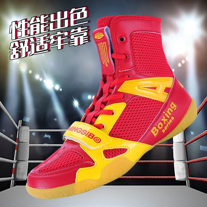 Top Trends: Unisex Wrestling Shoes KID Adolescents Professional Training Competition Shoes Adult Boxing Shoes Breathable Squat Shoes 32-47 # Shoppable Styles