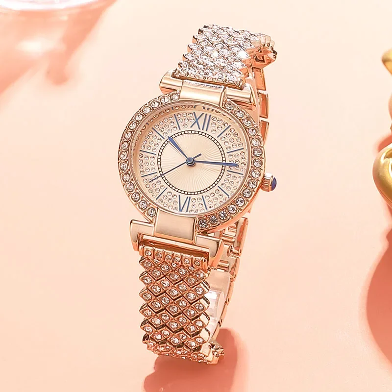 Top Trends: Simple Temperament Light Luxury Niche Full Diamond Women Watch Shoppable Styles