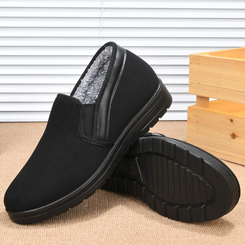 Top Trends: 2023 New Cloth Cotton Shoes Men's Winter Cotton Shoes Cold Resistant, Warm, Durable, Casual Plush Thick Cotton Shoes Shoppable Styles