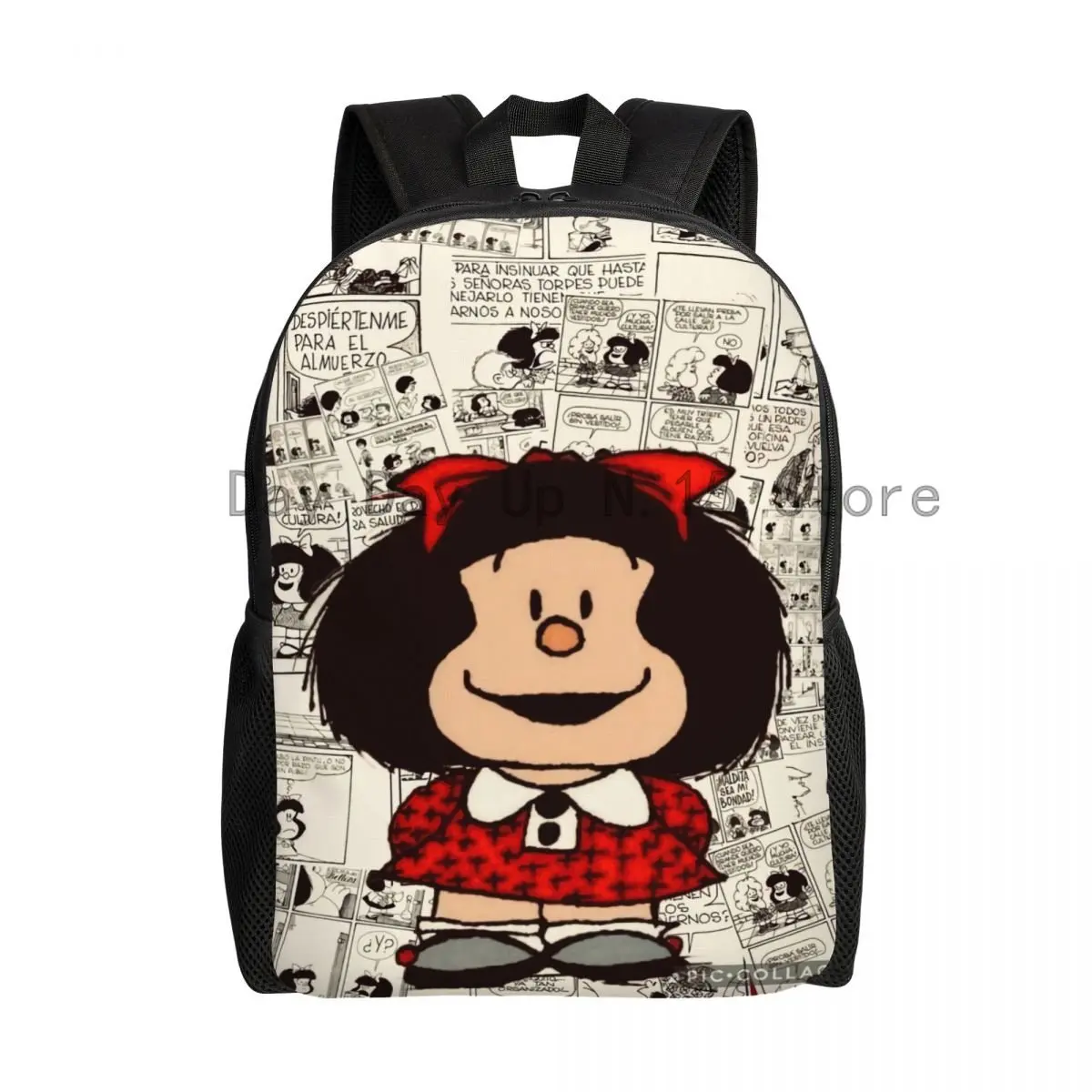 Top Trends: Mafalda Anime Travel Backpack Men Women School Laptop Bookbag College Student Daypack Bags Shoppable Styles