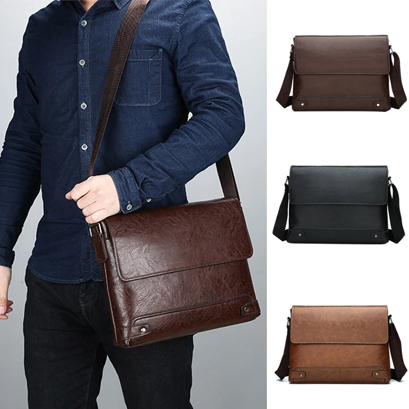 Top Trends: Briefcase For Men PU Leather Tote Boston Commuting Laptop Shoulder Executive Business Work Messenger Crossbody Side Designer Bag Shoppable Styles