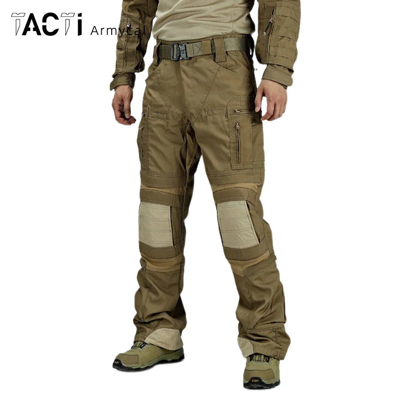 Top Trends: Waterproof Cargo Pant Man Tactical Pants Military Training Combat Trousers Multi Pockets Wear-Resistant Men Pants Outdoor Hiking Shoppable Styles