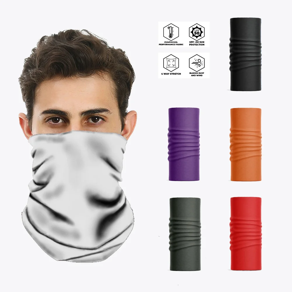 Top Trends: Solid Man Mask Bandana High Elastic Seamless Balaclava Gaiter Hunting Headband Cycling Fishing Tube Face Fashion Sport Ski Scarf Shoppable Styles