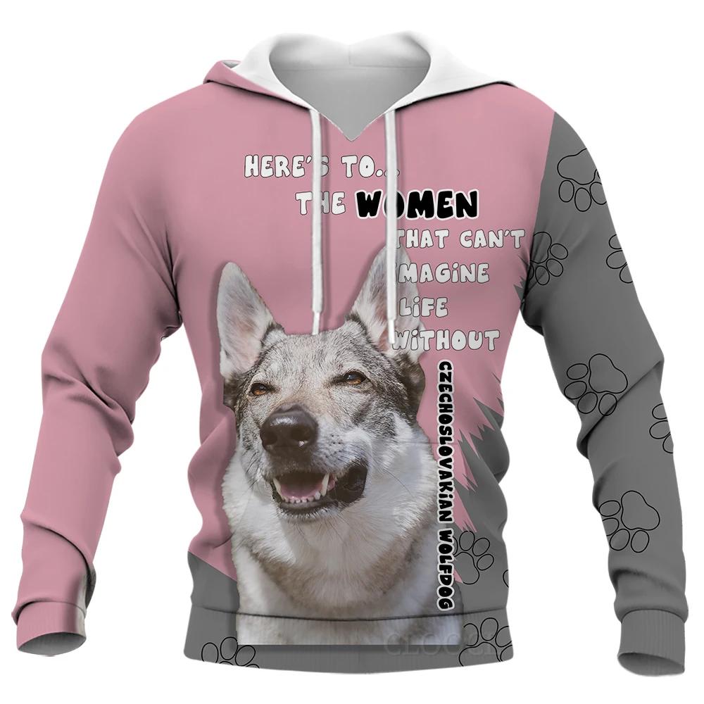 Top Trends: CLOOCL Men Hoodies Czechoslovakian Wolfdog 3D Printed Mens Hoodie Unisex Hoodies Sweatshirt Streetwear Casual Jacket Tracksuit Shoppable Styles