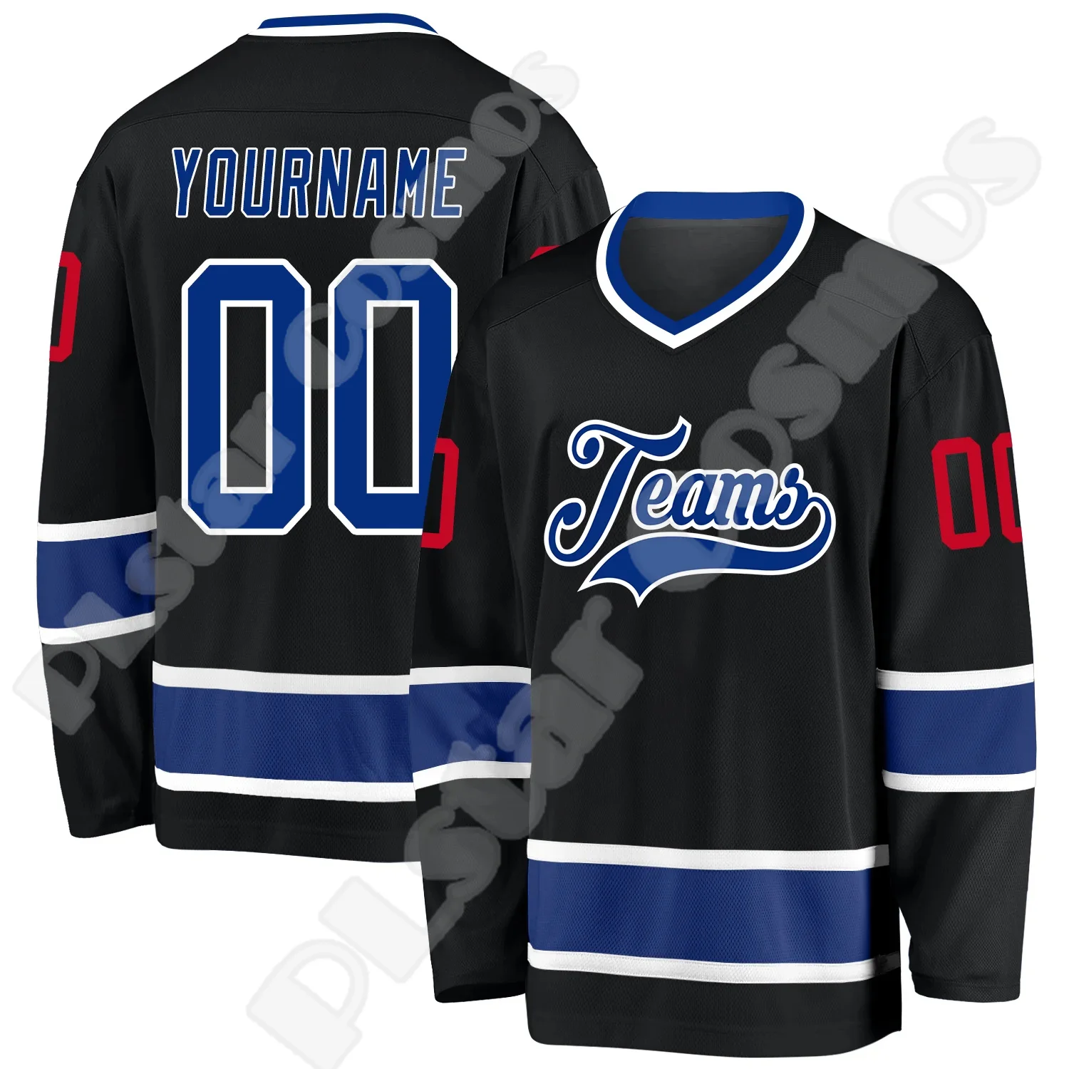 Top Trends: Drop Shipping Hockey Jersey Custom Name Team Logo Number Colorful Pullover Long Sleeves 3DPrint Harajuku Casual Sweatshirts XA9 Shoppable Styles