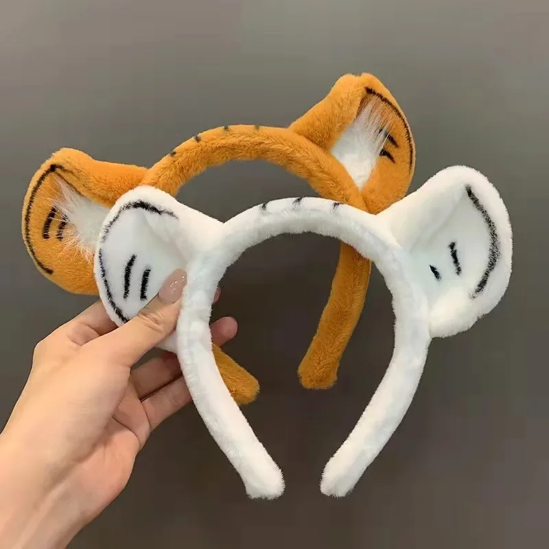 Top Trends: Cartoon Plush Headband Animal Pattern Tiger Ears Hairband Fluffy Hair Hoop Halloween Christmas Props Theme Cosplay Costume Shoppable Styles