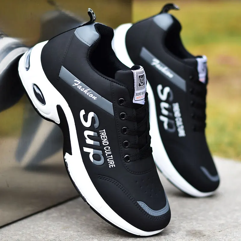 Top Trends: Plus Size Men&#039;s Shoes Leather Waterproof Sports Shoes Outdoor Non-slip Running Shoes Men&#039;s Fashion Casual Shoes Vulcanized Shoes Shoppable Styles