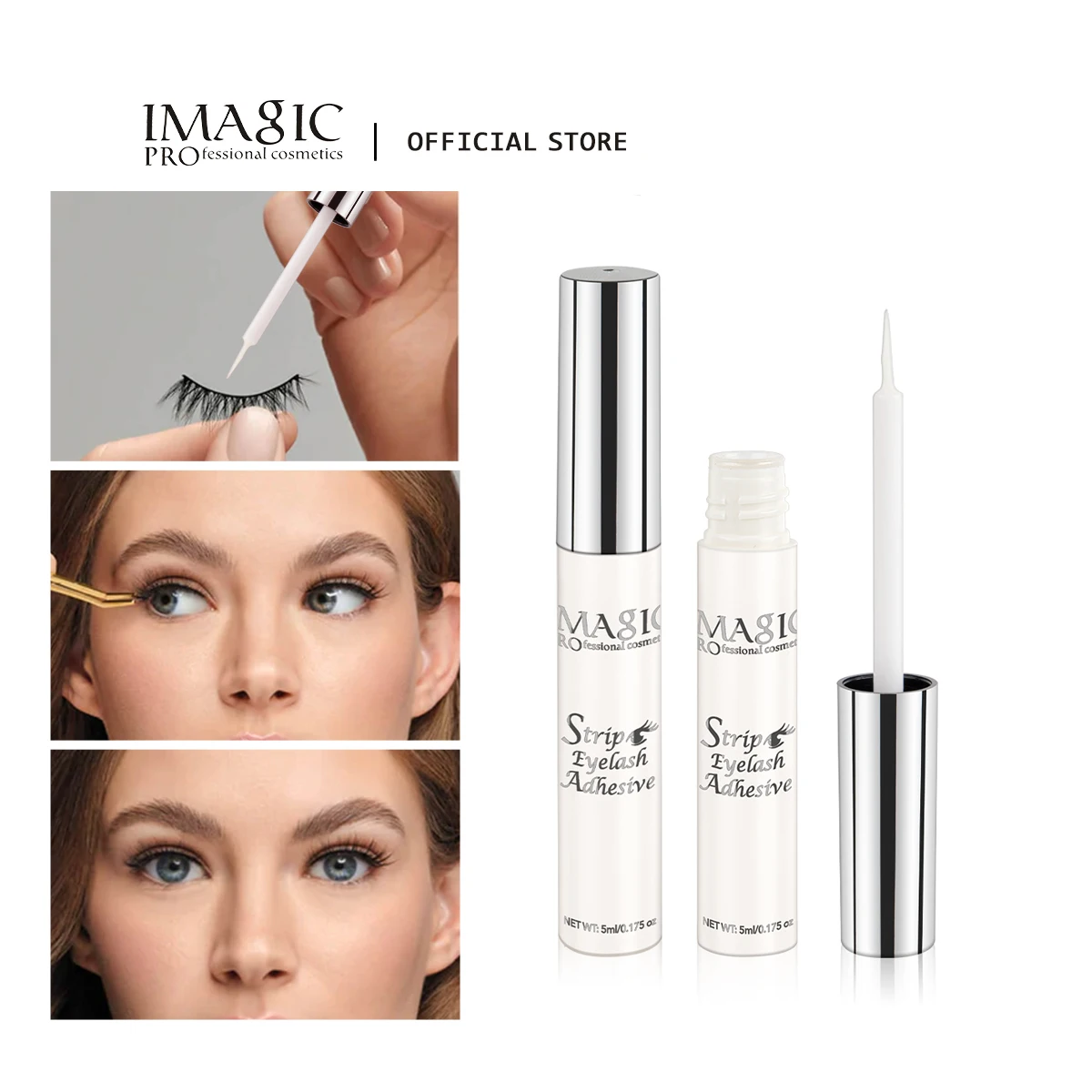 Top Trends: IMAGIC 5ml False Eyelash Extension Glue Waterproof Fast Dry Long Lasting Strong No Irritation Transparent Eyelash Primer Tools Shoppable Styles