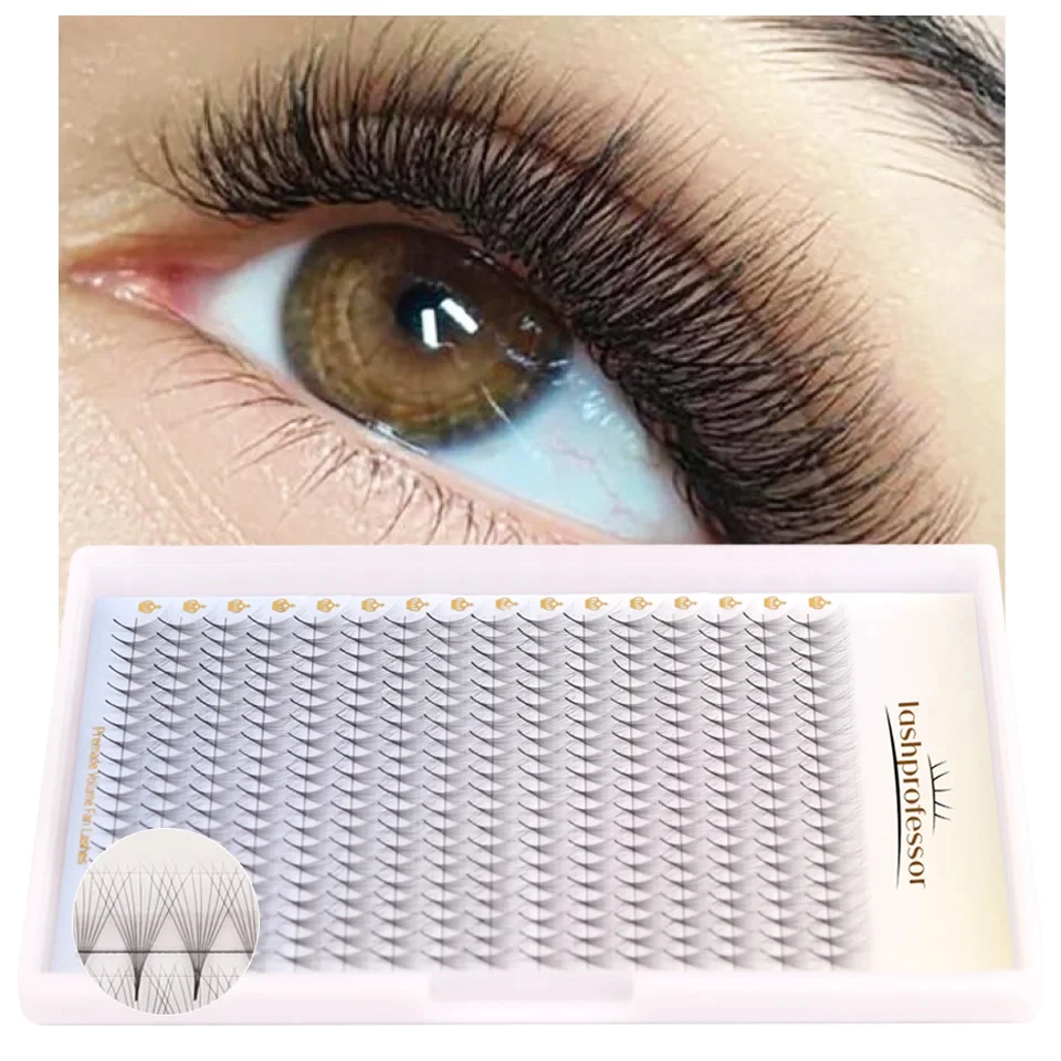 Top Trends: Pointy Base Premade Volume Fans 3D 4D 5D 6D 8D 10D 12D Russian Individual Eyelash Extension Thin Base Pre-made Fan Makeup Cilios Shoppable Styles