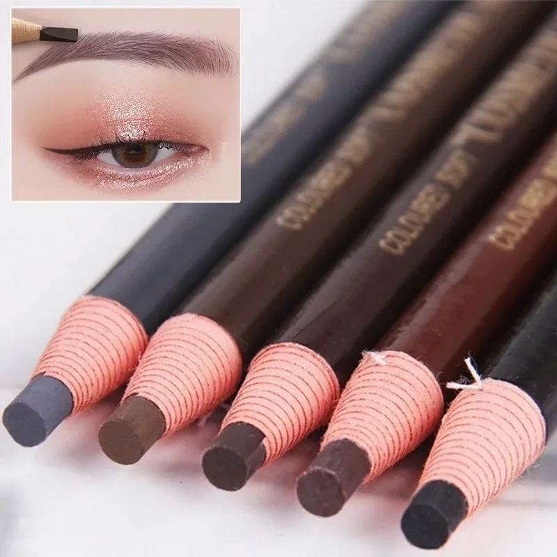 Top Trends: Peel Off Eyebrow Pencil Makeup Black Brown Waterproof Eyebrow Tint Pen Not Fading Natural Brow Enhancers Cosmetic Tool 5 Colors Shoppable Styles