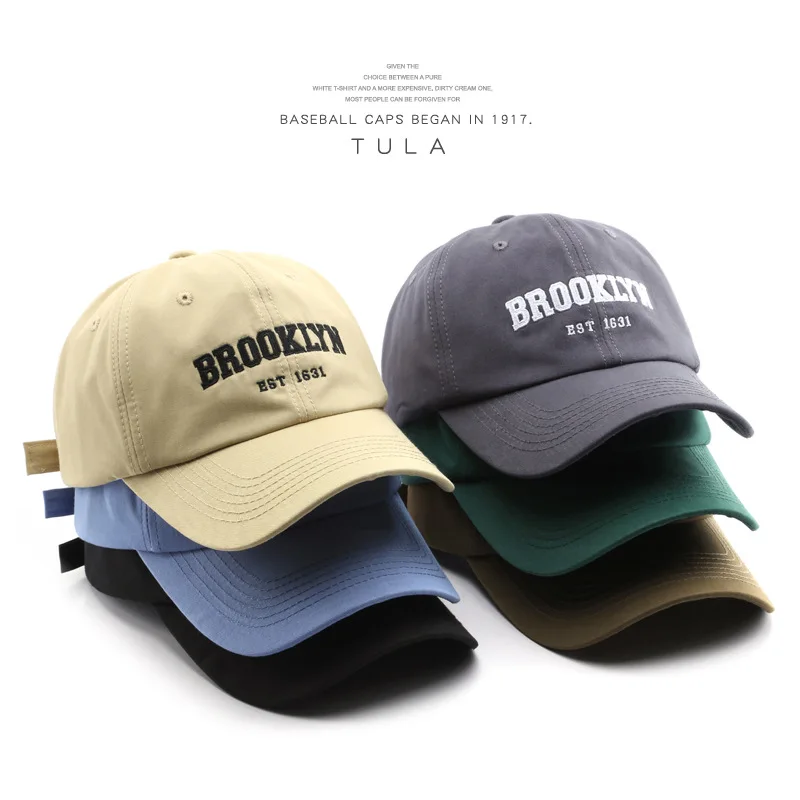 Top Trends: BROOKLYN Embroidery Cotton Baseball Cap For Men Women Snapback Caps Hip Hop Bone Casquette Hat Gorra Unisex Outdoor Hats Shoppable Styles