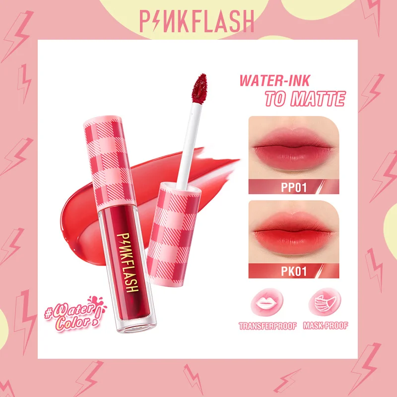 Top Trends: PINKFLASH Matte Liquid Lipstick Waterproof Long-lasting Water-based Non-sticky Lip Tint Moisturizing Lipgloss Makeup Cosmetics Shoppable Styles