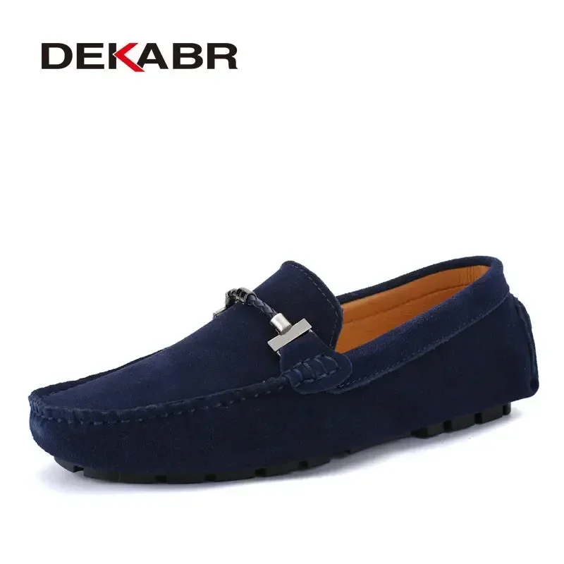 Top Trends: DEKABR Trendy Men Casual Shoes Big Size 38-47 Brand Summer Driving Loafers Breathable Wholesale Man Soft Footwear Shoes For Men Shoppable Styles