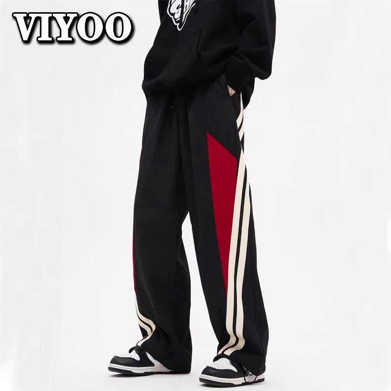 Top Trends: Men's Women's Oversized Y2K Clothes Tracksuit Baggy Trousers Sweatpants Streetwear Hip Hop Mopping Wide Leg Track Pants For Men Shoppable Styles