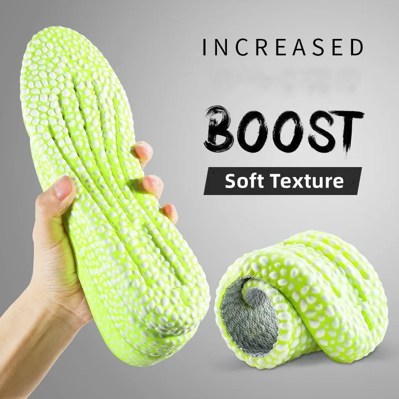 Top Trends: 1Pair Plantar Fasciitis Shock Absorption Insoles For Feet Boots Height Increase Shoes Insole 1.5cm / 2.5cm / 3.5cm Growing Shoe Pads Shoppable Styles