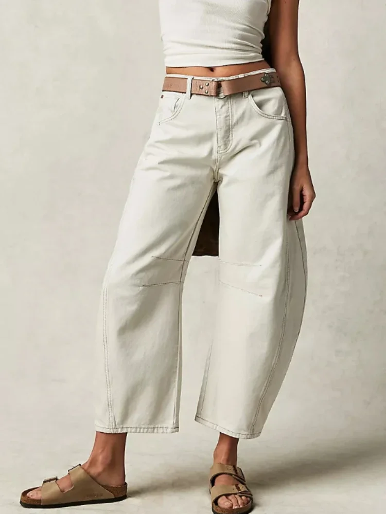 Top Trends: New Retro Women Jeans Fashion Baggy Wide Leg Pants Y2k Straight Loose Denim Trousers Casual Washed Jeans Harajuku Streetwear2024 Shoppable Styles