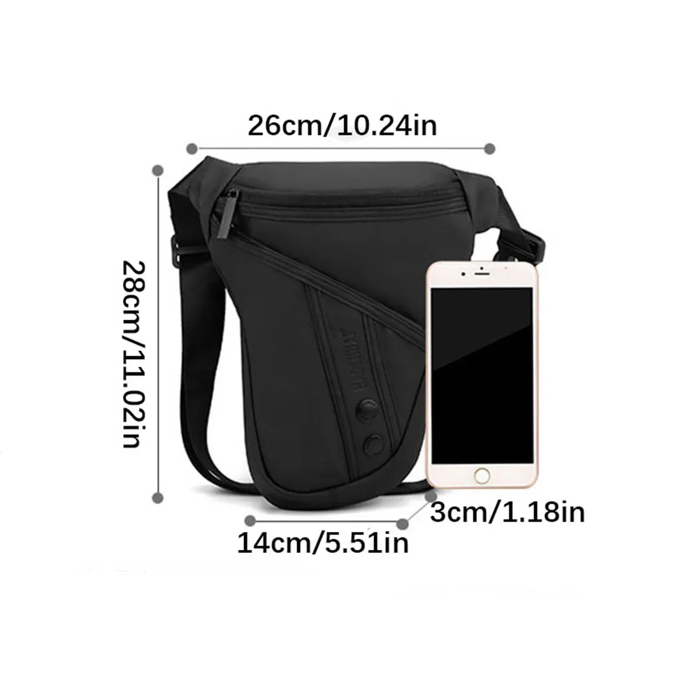 Top Trends: HVTIL Men Chest Bag Outdoor Sport Tactical Hip Belt Bum Bag Male Waist Packs Waterproof Riding Mobile Phone Crossbody Fanny Pack Shoppable Styles - Image 6