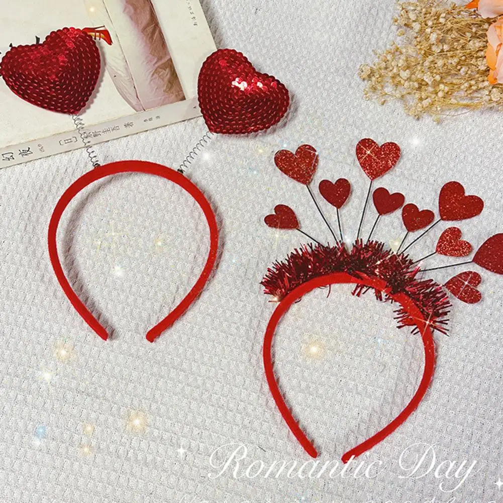 Top Trends: Beautiful Valentines Day Hair Hoop Create Atmosphere Valentines Day Headband Sequins Moon Star Birthday Headband Party Props Shoppable Styles