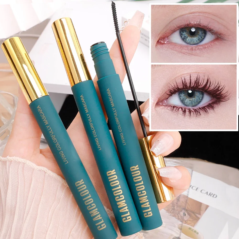 Top Trends: Colorful 5D Mascara Waterproof Quick Dry Not Blooming Blue Black Curling Eyelash Lengthen Long Lasting Eyelash Mascara Cosmetics Shoppable Styles