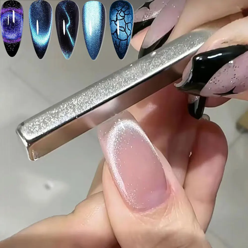 Top Trends: Super Strong Thick Strip Magnet Cat Eyes Magnet For Nail Gel Polish 3D Line Strip Effect French Multi-Function Magnet Pen Tools Shoppable Styles