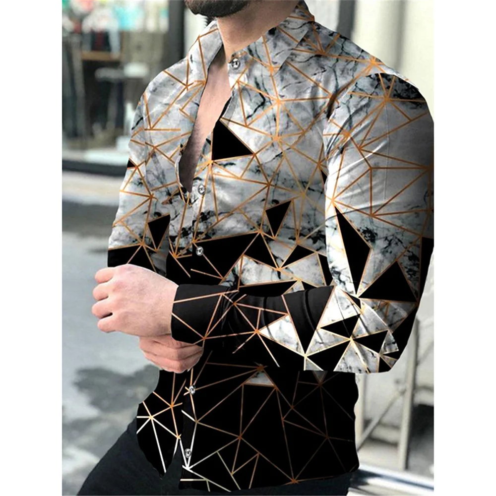 Top Trends: High Quality Fashion Men Shirts Buttoned Shirt Casual Designer Starry Sky Print Long Sleeve Tops Men&#039;s Clothing Cardigan Shoppable Styles