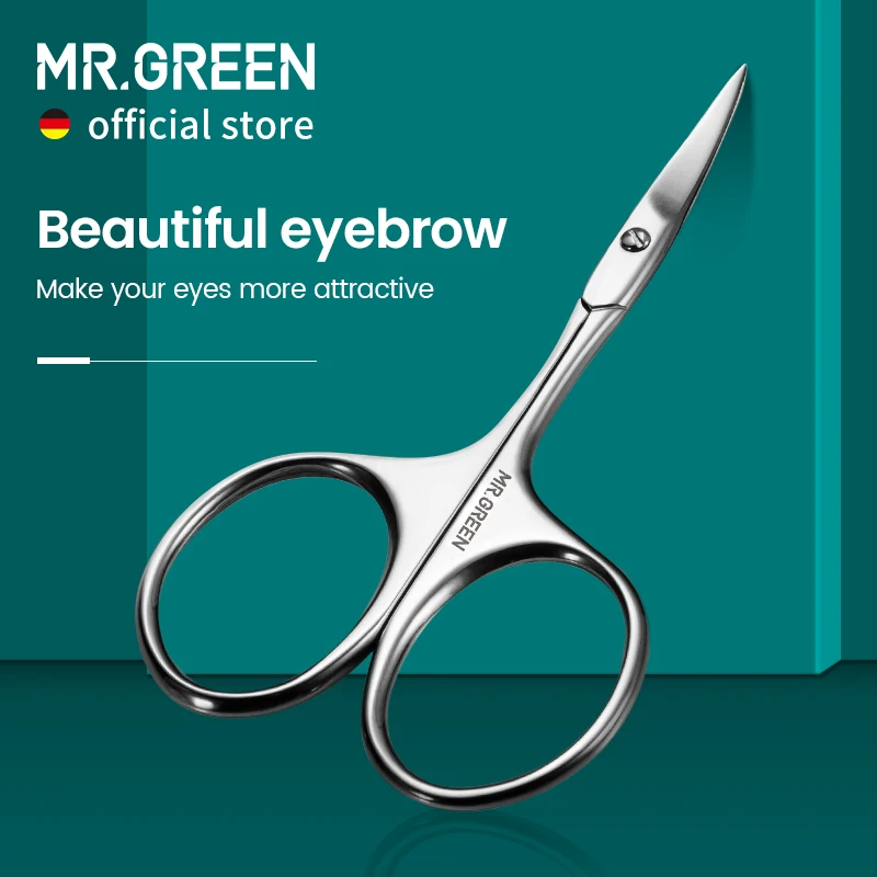 Top Trends: MR.GREEN Eyebrow Scissors Curved Blade Cuticle Scissors Professional Stainless Steel Manicure Trimmer Hair Remover Tool Shoppable Styles