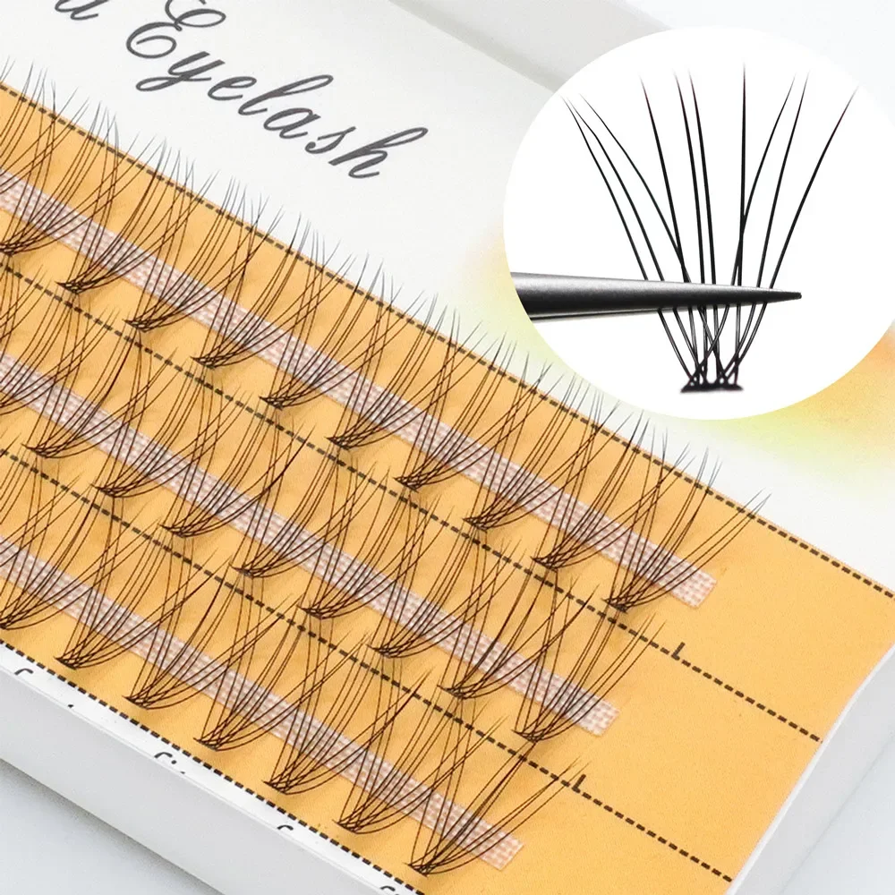 Top Trends: 1 Box / 60 Bundles Of 10D Natural Eyelashes Mink Eyelashes Grafting Eyelash Makeup Tool Extend Single Cluster False Eyelashes Shoppable Styles