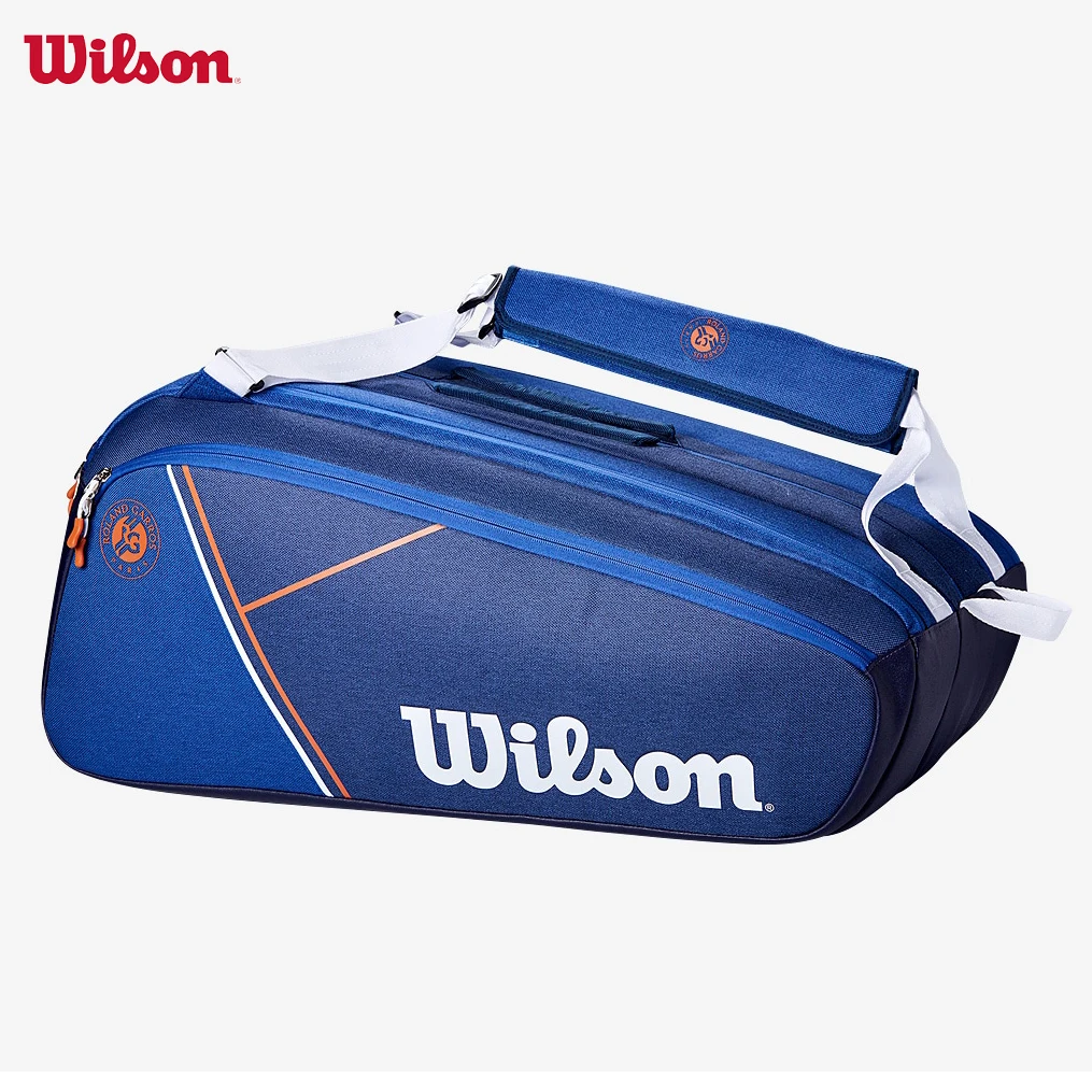 Top Trends: Wilson Roland Garros Super Tour 15PK Tennis Rackets Bag French Open Large Thermoguard Lining Tennis Bag With Shoes Compartment Shoppable Styles