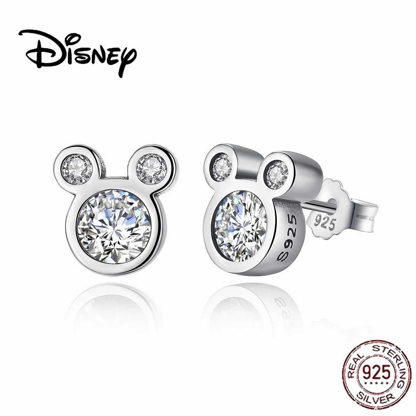 Top Trends: Disney Mickey Mouse Earrings 925 Sterling Silver Mickey Series Mickey Earrings Earstuds Sterling Silver Women's Star Earrings Shoppable Styles - Image 4