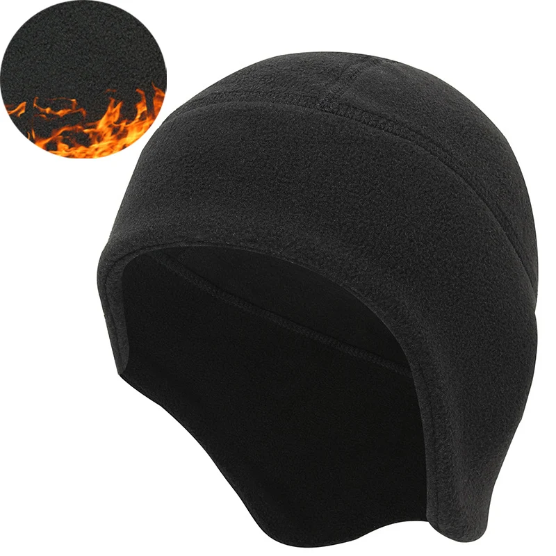 Top Trends: New Winter Outdoor Cycling Cap Windproof Keep Warm Running Skiing Riding Thermal Fleece Hat Bicycle Cap Cycling Headwear Shoppable Styles