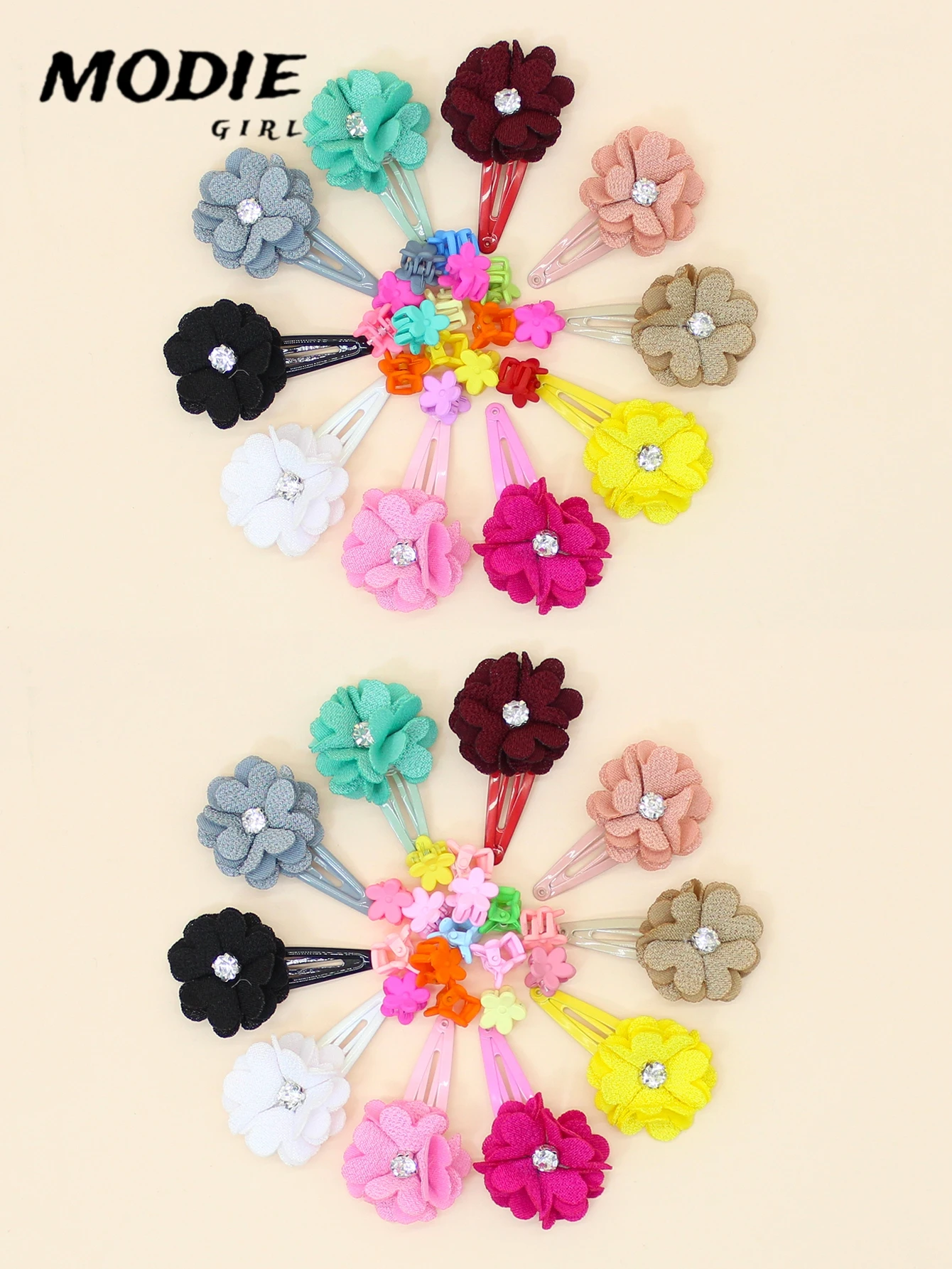 Top Trends: MODIE GIRL 20PCS / Set New Fashion Children'S Bow Hair Clip Women Baby Cute Popular Hair Accessories Headdress 797 Shoppable Styles - Image 2