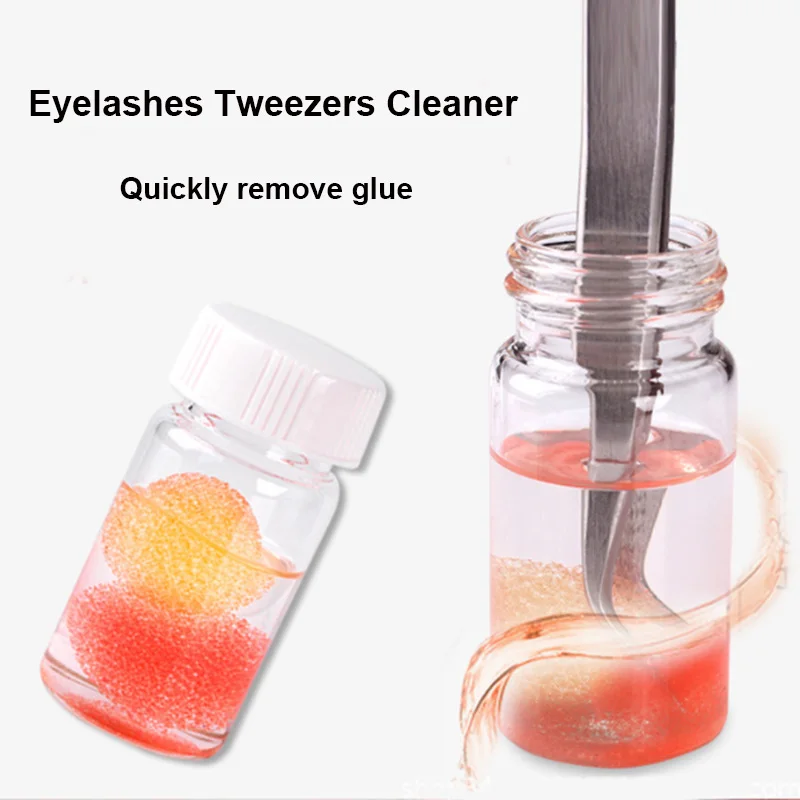 Top Trends: 15 / 20 / 30ml Eyelashes Tweezers Cleaner Lash Glue Extension Supplies Cleaning Sponge Eyelash Glue Remover Liquid Tweezers Cleaner Shoppable Styles