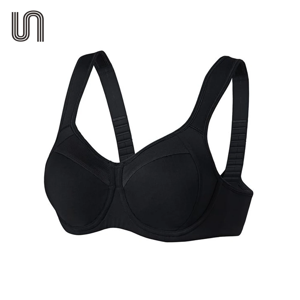 Top Trends: Black White Sports Bras For Women High Impact Support Underwire Full Coverage Lightly Padded Running Gym Workout Bra Shoppable Styles