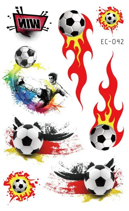 Top Trends: Boy Child Temporary Tattoo Sticker Motion Football Flame Car Design Body Art Tatoo Hands Foot Waterproof Fake Tattoo Sticker Shoppable Styles