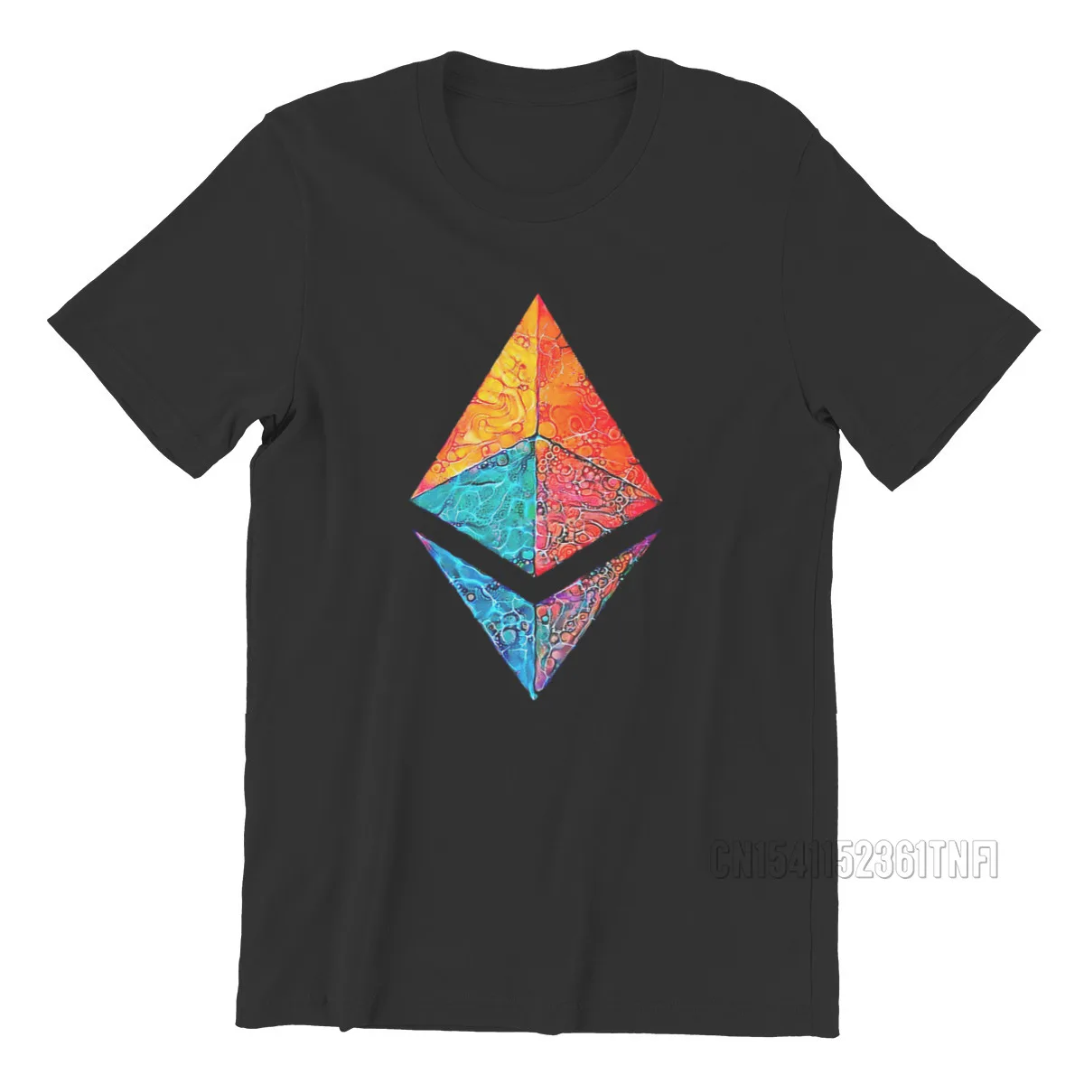 Top Trends: Bitcoin Cryptocurrency Ethereum Caustic Acid Tshirt Harajuku Alternative Men's Clothing Tops Plus Size Cotton Crew Neck T Shirt Shoppable Styles - Image 2