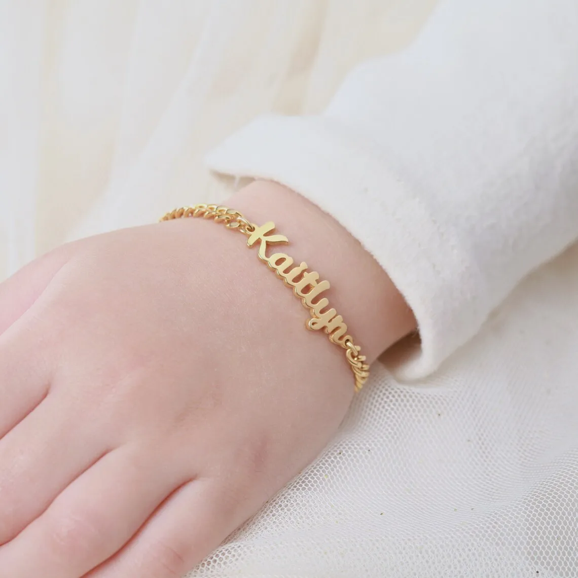 Top Trends: Personalize Custom Baby Name Bracelet Gold Color Stainless Steel Adjustable Bracelet New Born To Child Girls Boys Jewelry Gift Shoppable Styles