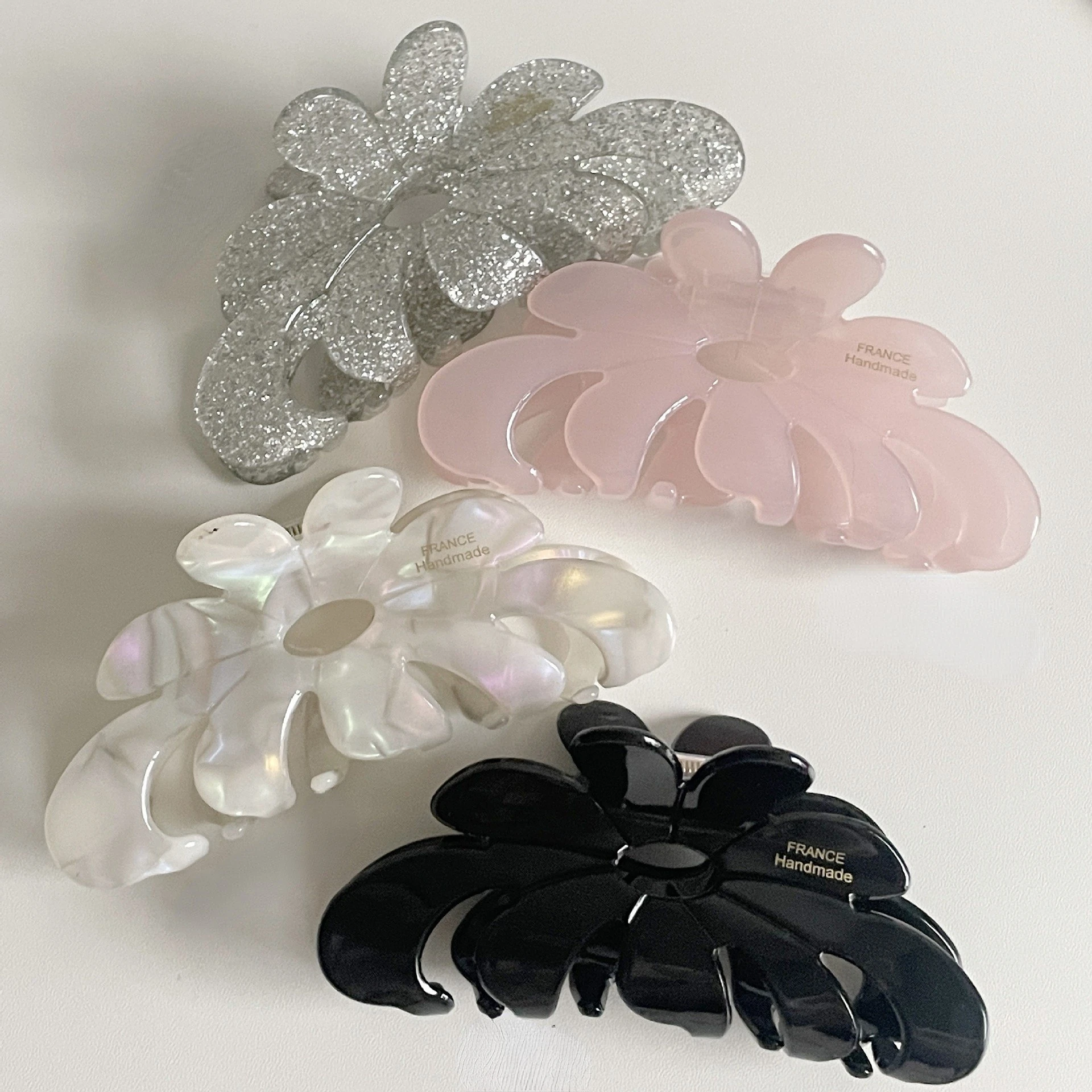 Top Trends: Muweordy French Acetate Hair Claw European And American Flower Hair Clips Large Claw Clips Fashion Hair Accessories For Women Shoppable Styles