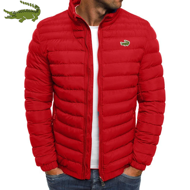 Top Trends: Embroidery Cartelo Winter Men's Warm Packable Jacket Lightweight Men's Down Filled Bubble Ski Jacket Quilted Thicker Jacket Shoppable Styles