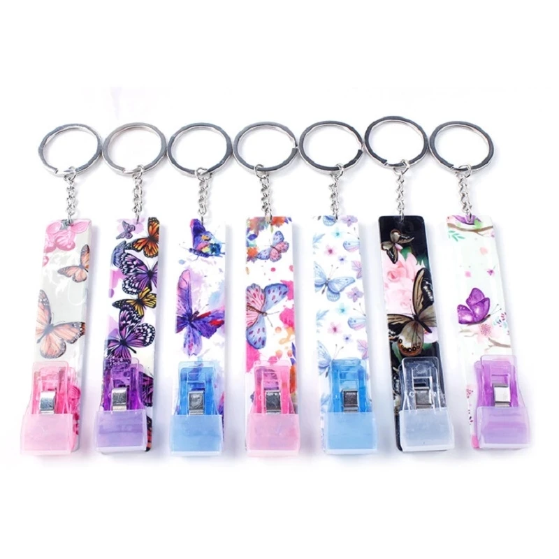 Top Trends: Card Grabber Clip ATM Butterfly Acrylic Material Card Puller Custom Your Own Credit Card Grabber Charm Keychain For Long Nails Shoppable Styles - Image 2