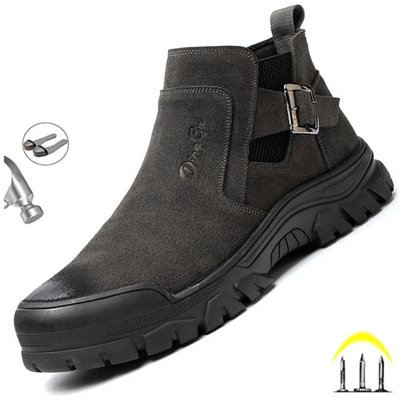 Top Trends: New 2023 Welding Shoes Men Work Safety Boots Puncture-Proof Spark Proof Indestructible Industrial Footwear Adult Shoes Shoppable Styles