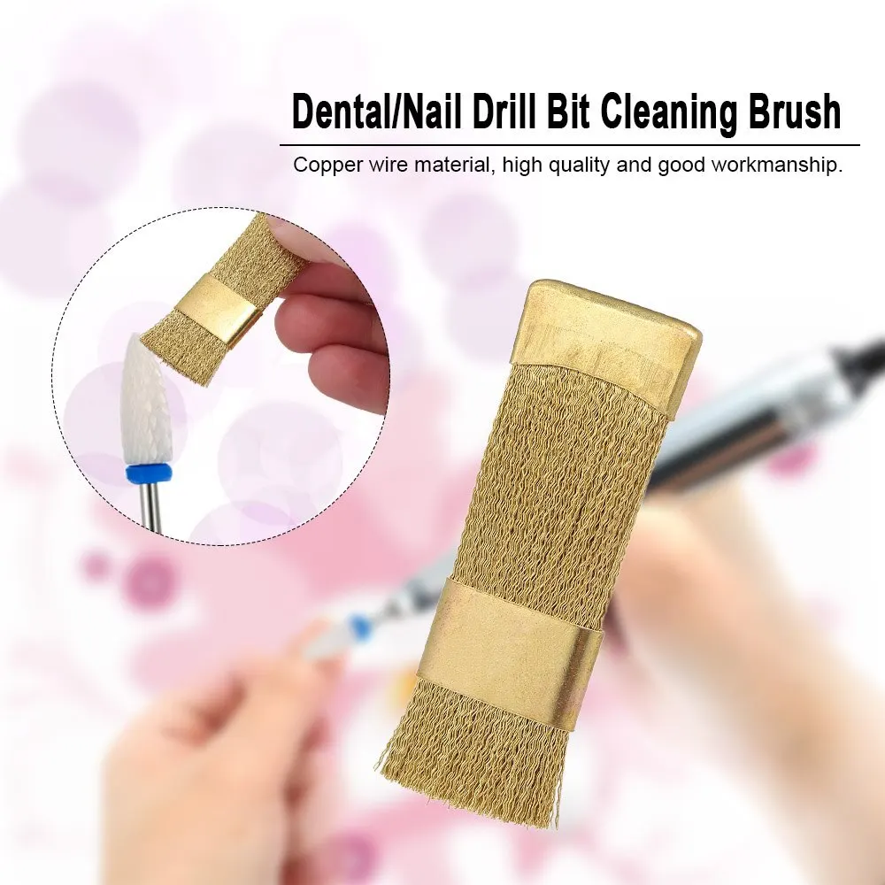 Top Trends: Nail Drill Bits Cleaning Brush Copper Wire Brushes For Electric Manicure Brusher Shoppable Styles