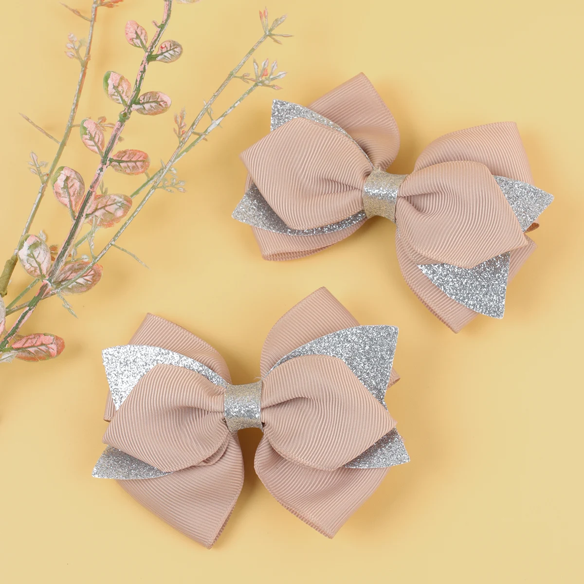 Top Trends: 1 / 2PCS / Set Hair Bows Hair Clips For Cute Girls Hairgrip Handmade Hairpin Boutique Barrette Headwear Kids Hair Accessories Shoppable Styles - Image 4