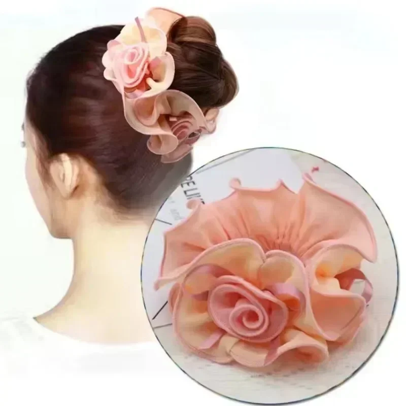 Top Trends: Elastic For Hair Flower Scrunchie New Pearl Pезинка Для Волос Резинки Для Волос Korean Accessories 스프링머리끈 Hair Ties Shoppable Styles