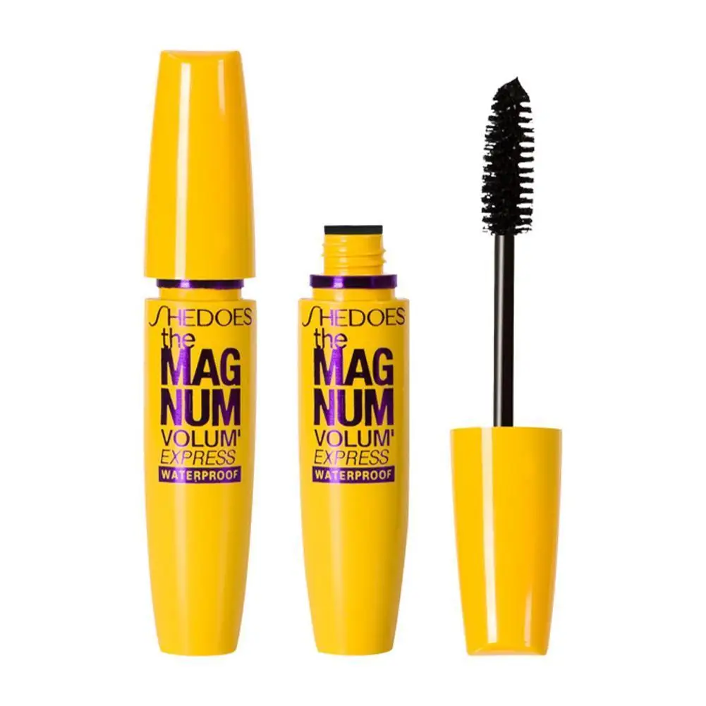 Top Trends: Cosmetics Black Mascara Lengthens Eyelashes Extra Volume Waterproof Natural Lashes Female Professional Makeup Full Size Makeup Shoppable Styles