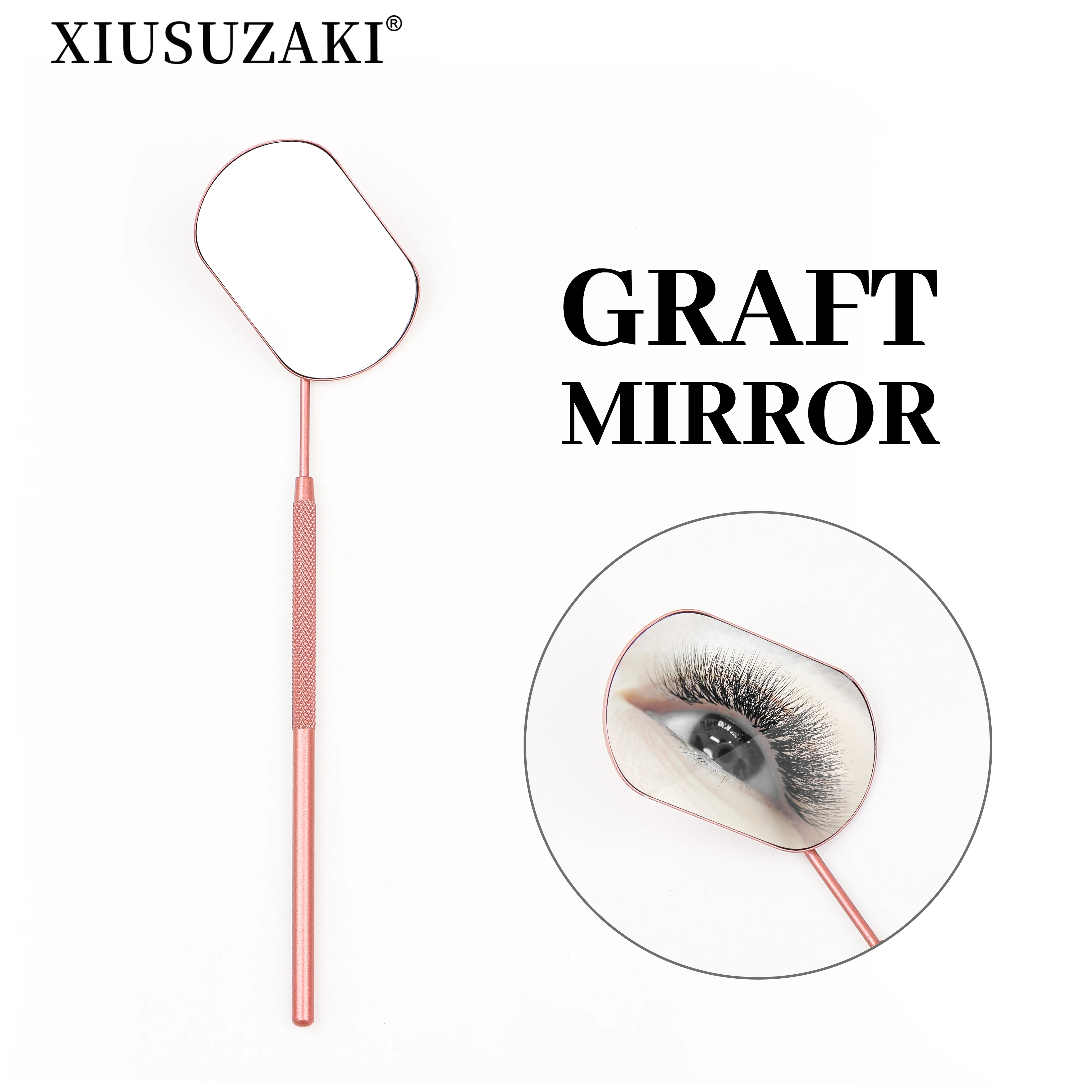 Top Trends: XIUSUZAKI Stainless Steel Checking Mirror For Eyelash Extension Professional Makeup Tool Dental Mirrors Mouth Make Up Tools Shoppable Styles