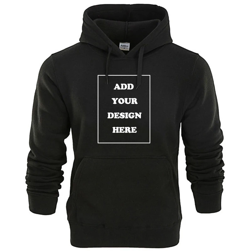 Top Trends: Customized Men Sweatshirt Pullovers Men's Pullovers Custom Hoodie Personalized Logo Badges Custom Top Unisex Sweetshirts S-4XL Shoppable Styles