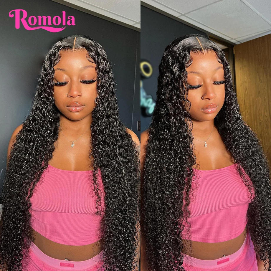 Top Trends: Deep Wave Frontal Wig 13x6 Hd Lace Curly Lace Front Human Hair Wig 13x4 30 Inch Loose Water Wave Natural 5x5 Closure Wigs Shoppable Styles